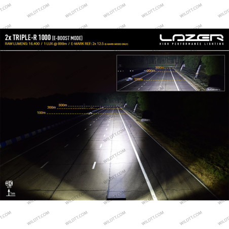 Barre LED Lazer Triple-R P/ Roll-Bar Isuzu D-Max 2017-2020 - WildTT