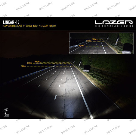Barra LED Lazer Linear P/ Grelha Inferior Mitsubishi L200 2015-2021 - WildTT
