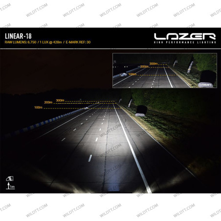 Barre LED Lazer Linear P/ Calandre Inférieure Mitsubishi L200 2015-2021 - WildTT