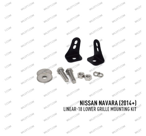 Barra LED Lazer Linear P/ Griglia Inferiore Nissan Navara NP300 2016-2021 - WildTT