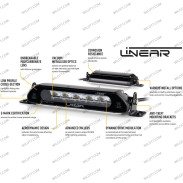 Lazer Linear LED LightBar für Dach mit Dachgepäckträger Nissan Navara NP300 2016-2021 - WildTT