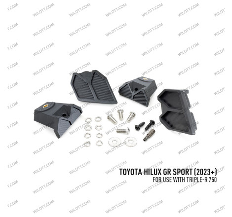 Barra LED Lazer Triple-R P/ Grelha Radiador Toyota Hilux GR Sport 2023+ - WildTT