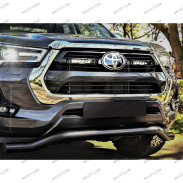 Barra LED Lazer Linear P/ Rejilla del Radiador Toyota Hilux 2020+ - WildTT