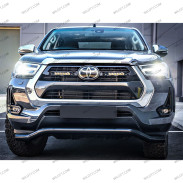 Barra LED Lazer Linear P/ Rejilla del Radiador Toyota Hilux 2020+ - WildTT