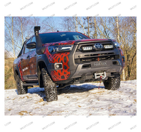 Barra LED Lazer Triple-R P/ Griglia Radiatore Toyota Hilux Invincible 2021+ - WildTT