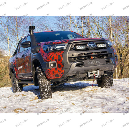 Barra LED Lazer Triple-R P/ Griglia Radiatore Toyota Hilux Invincible 2021+ - WildTT