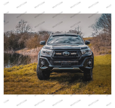 Barra LED Lazer Linear P/ Tetto S/ Portapacchi Toyota Hilux 2016-2026 - WildTT