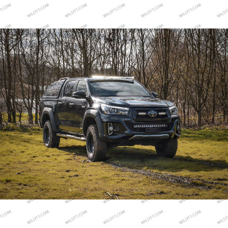Barra LED Lazer Linear P/ Tejadilho S/ Barras de Tejadilho Toyota Hilux 2016-2026 - WildTT