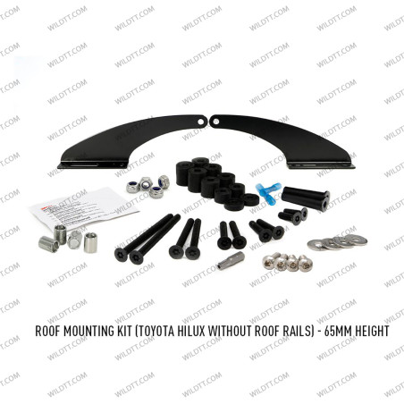 Barra LED Lazer Linear P/ Tejadilho S/ Barras de Tejadilho Toyota Hilux 2016-2026 - WildTT