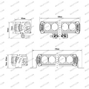 Barra LED Lazer Triple-R - WildTT