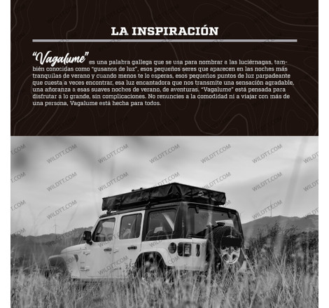 Tienda de Techo WildLand Vagalume 160 - WildTT