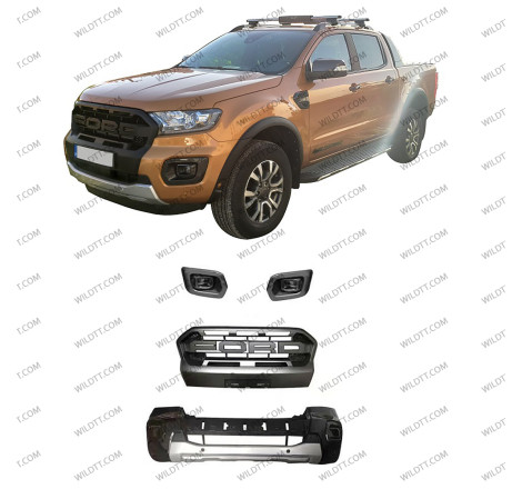 Body Kit Upgrade da Ford Ranger 2016-2019 a 2019-2022 - WildTT