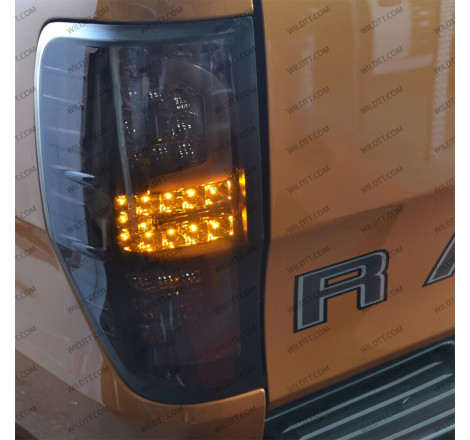 Farolins LED Fumados Ford Ranger/Raptor 2012-2022 - WildTT