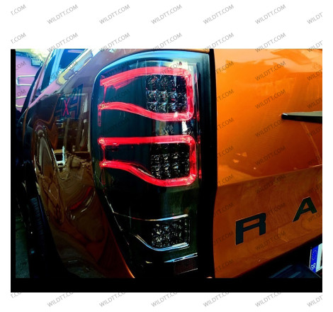 Farolins LED Fumados Eagle Style Ford Ranger/Raptor 2012-2022 - WildTT