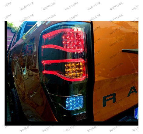 Farolins LED Fumados Eagle Style Ford Ranger/Raptor 2012-2022 - WildTT
