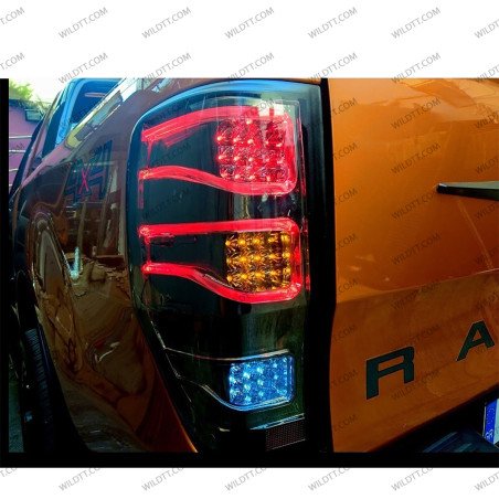 Smoked Led Tail Lights Eagle Style Ford Ranger/Raptor 2012-2022 - WildTT