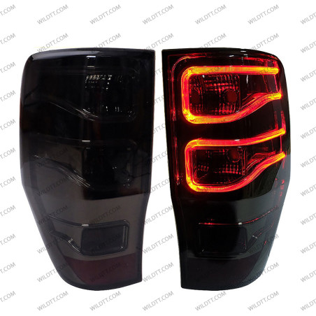 Luci Posteriori a LED Fumé Eagle Style Ford Ranger/Raptor 2012-2022 - WildTT