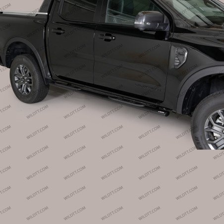 Marche Pieds Inox Ovales Ford Ranger/Raptor DC 2023+ - WildTT