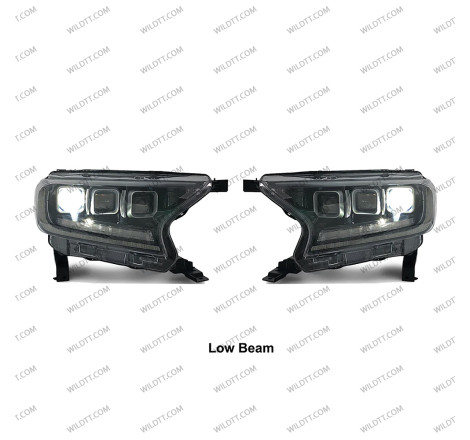 Faróis LED Bugatti Style Ford Ranger 2016-2022 - WildTT