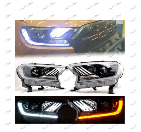 Fari LED Stile Mustang Ford Ranger 2016-2022 - WildTT