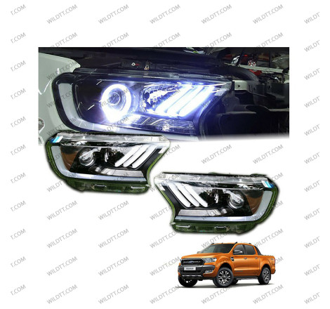 Fari LED Stile Mustang Ford Ranger 2016-2022 - WildTT