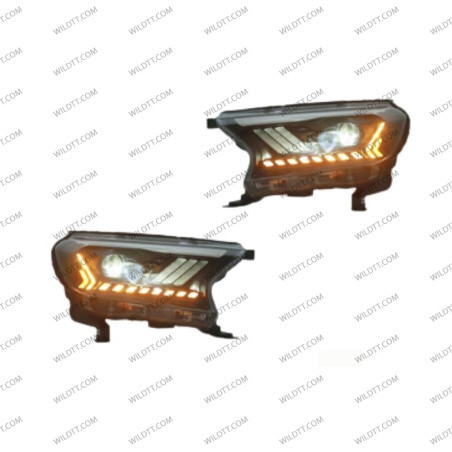 Fari LED Stile Hermes Ford Ranger 2016-2022 - WildTT