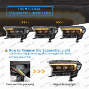 Fari LED Stile Trijector Ford Ranger 2016-2022 - WildTT