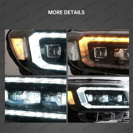 Fari LED Stile Trijector Ford Ranger 2016-2022 - WildTT