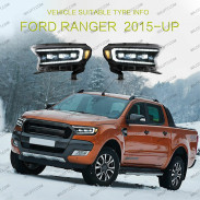 Fari LED Stile Trijector Ford Ranger 2016-2022 - WildTT