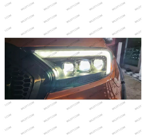 Faróis LED Kronos Style Ford Ranger 2016-2022 - WildTT