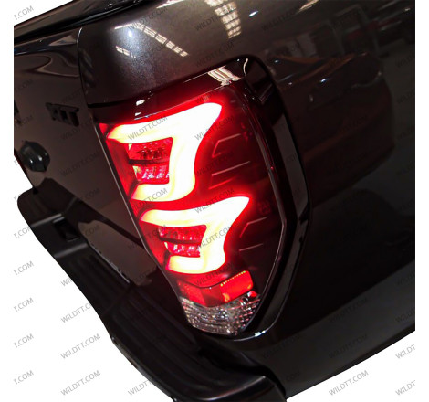 Farolins LED Fumados Triple Style Ford Ranger/Raptor 2012-2022 - WildTT