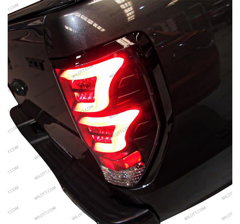 Rauchende LED Rückleuchten Triple Style Ford Ranger/Raptor 2012-2022 - WildTT