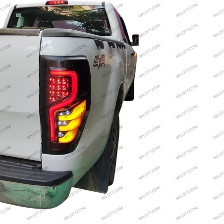 Pilotos Traseros Ahumados LED Treinta Style Ford Ranger/Raptor 2012-2022 - WildTT