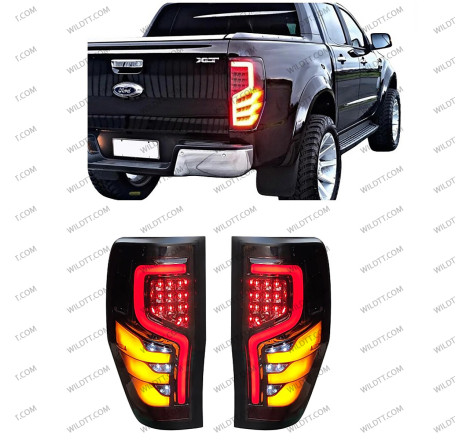 Feu Arrière à LED Fumé Treinta Style Ford Ranger/Raptor 2012-2022 - WildTT