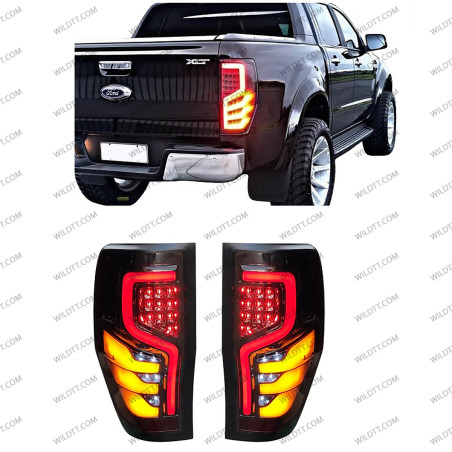 Luci Posteriori a LED Fumé Treinta Style Ford Ranger/Raptor 2012-2022 - WildTT