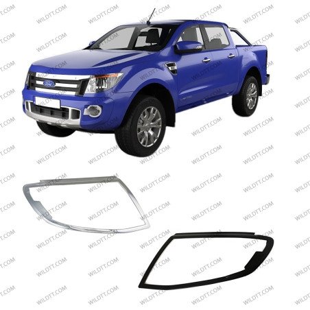 Cubrefaros V1 Ford Ranger 2012-2016 - WildTT