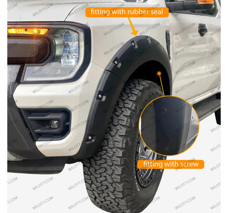 Abas Guarda-Lama Ford Ranger Wildtrak DC 2023+ - WildTT