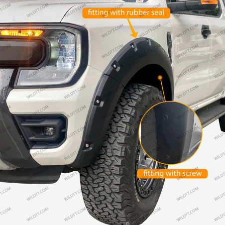 Abas Guarda-Lama Ford Ranger Wildtrak DC 2023+ - WildTT