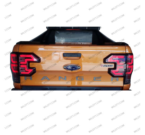 Pilotos Traseros Ahumados LED Alien Style Ford Ranger/Raptor 2012-2022 - WildTT