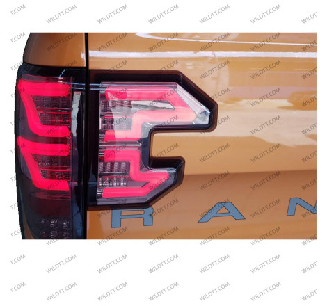 Pilotos Traseros Ahumados LED Alien Style Ford Ranger/Raptor 2012-2022 - WildTT