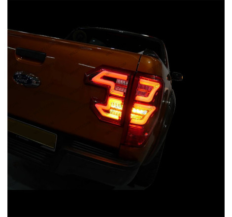 Pilotos Traseros Ahumados LED Alien Style Ford Ranger/Raptor 2012-2022 - WildTT