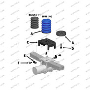 Rear SuperSprings 680KG Ford Ranger 2012-2022 - WildTT