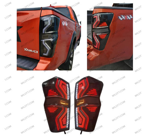 Pilotos Traseros Ahumados LED Isuzu D-Max 2020+ - WildTT