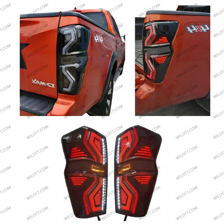 Pilotos Traseros Ahumados LED Isuzu D-Max 2020+ - WildTT