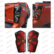 Smoked Led Tail Lights Isuzu D-Max 2020+ - WildTT