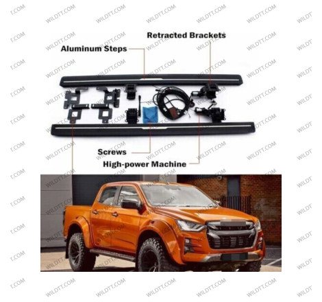 Marche Pieds Électriques Isuzu D-Max DC 2020+ - WildTT