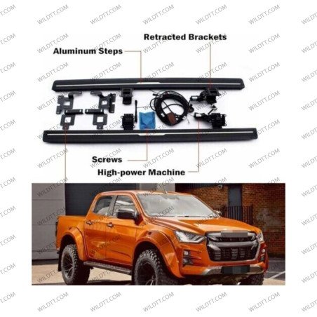 Estriberas Eléctricos Isuzu D-Max DC 2020+ - WildTT