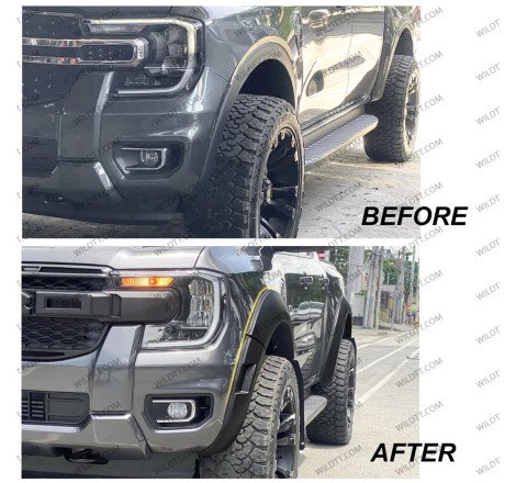 Kotflügelverbreiterungen Slim Ford Ranger Wildtrak DC 2023+ - WildTT