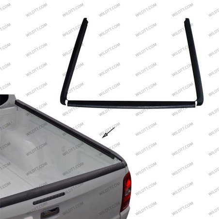 Capuchons de Rails de Bedliner Isuzu D-Max DC 2020-2024 - WildTT