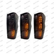 Smoked Led Tail Lights Square Style Isuzu D-Max 2020+ - WildTT